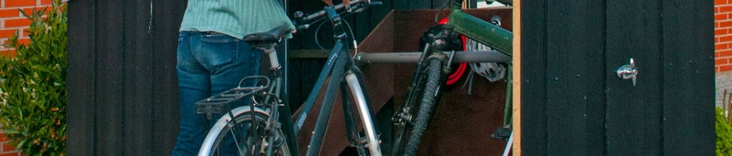 Bygg ditt eget cykelgarage på skenor Bygg ditt eget cykelgarage på skenor